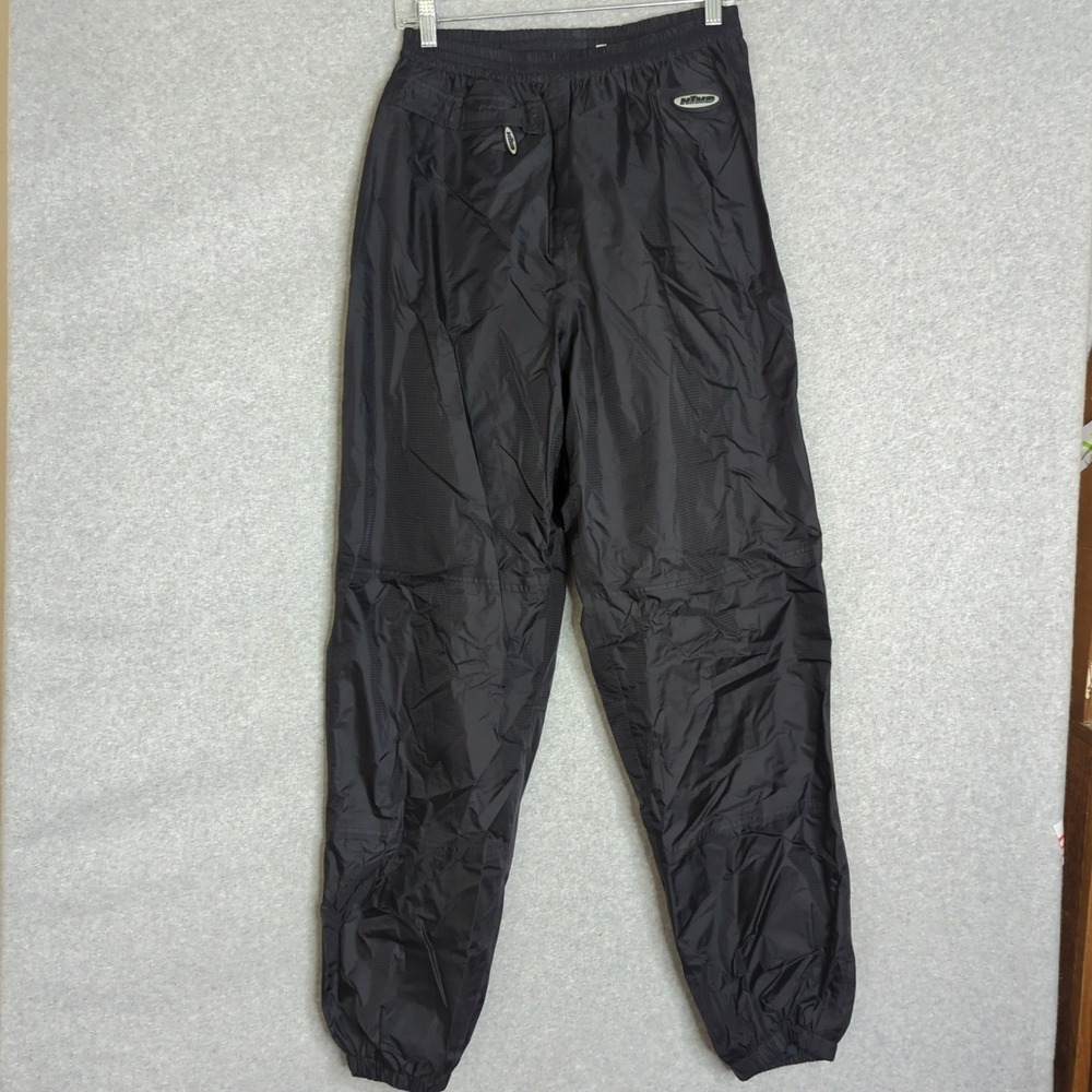 Vintage Hind GORE-TEX Men's Black Wind Pants Elastic Waist Lightweight Trouser L